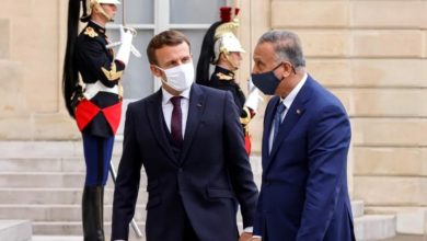 الكاظمي يبحث مع الرئيس الفرنسي العلاقات الثنائية بين البلدين 2 63317C05 311D 4B39 A1A1 44AB47B2E347