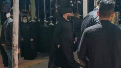 الصدر يلتقي السيستاني في منزله بالنجف 2 65F3155D 4F63 4530 BE25 0471BE5820C2