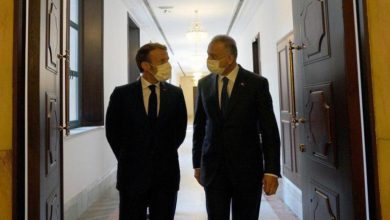 مؤتمر بغداد للتعاون والشراكة ..الكاظمي يستقبل ماكرون (صور) 3 6D9FBBB4 7E70 4AD8 B671 3D39CFDA1FA8