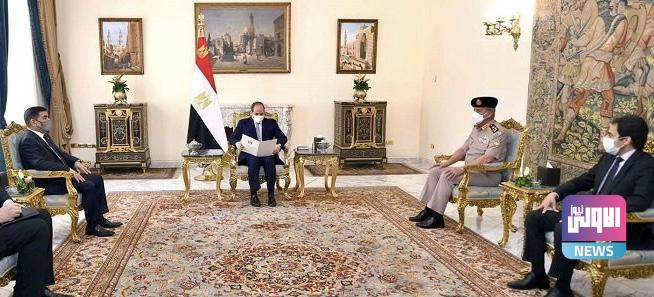 وزير الدفاع يسلم السيسي رسالة خطية من الكاظمي 1 B6C022F4 9BA1 4A05 B619 EBE4F89C6D2B