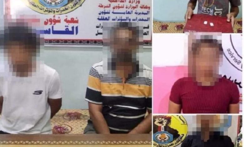 القبض على خمسة متهمين بحيازة المخدرات في بابل 1 FB IMG 1629139544271