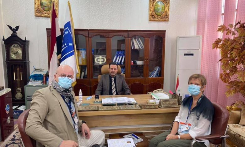 فريق من الاتحاد الاوروبي يصل ميسان 1 112592021 242700244 3054674974777448 1925011378428906122 n