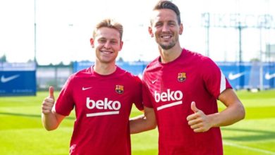 عودة اللاعبون الدوليون لمران برشلونة 5 1357187