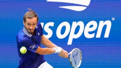 مدفيديف يتأهل الى نهائي بطولة الولايات المتحدة المفتوحة للتنس 4 3945590 2021 09 10T192033Z 1205217916 MT1USATODAY16720076 RTRMADP 3 TENNIS US OPEN
