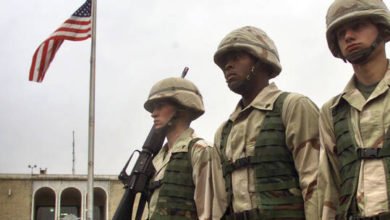 طالبان تنتقم من السفارة الأمريكية في كابل برسوم على جدرانها 6 613701204236040a3b311de3