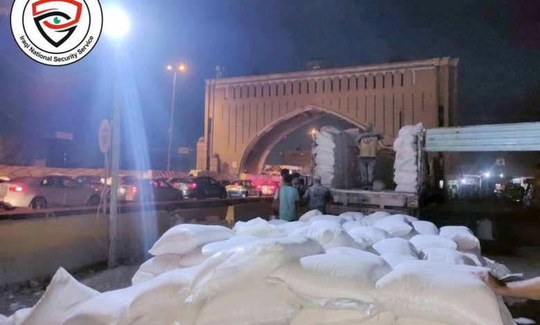 الأمن الاقتصادي: احباط تهريب ٤٤ طن من احدى مفردات الحصة التموينية الى خارج بغداد 1 F5788A71 C571 47AA 8827 DEA7F6F8B8E5