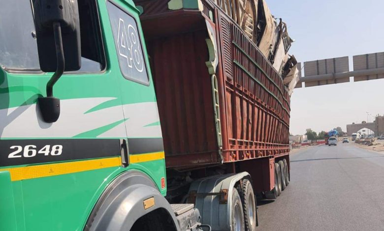 ضبط عجلة محملة بـ30 طن من السكراب كانت معدة للتهريب 1 FB IMG 1632934062330