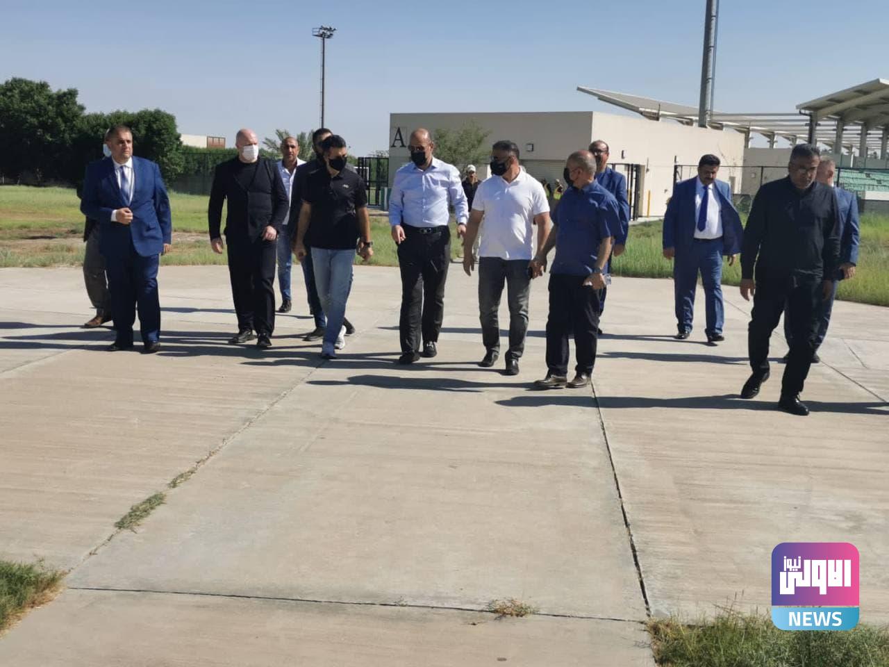 رئيس اتحاد الكرة يصطحب وفد الفيفا لتفقد منشآت المدينة الرياضية 1 photo 2021 09 29 06 39 58