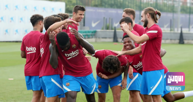 تدريبات برشلونة e1631370983920 620x330 1