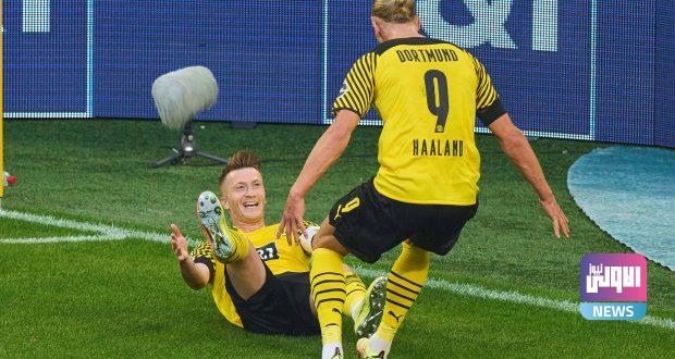 أعلان دورتموند عن إصابة هالاند ورويس 1 دورتموند e1628971952647 620x330 1