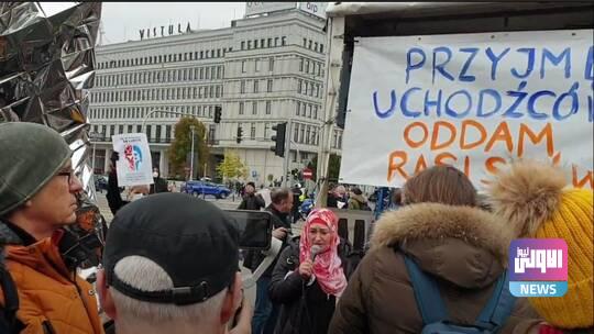 بولنديات يتظاهرن ضد ترحيل مهاجرين إلى الحدود البيلاروسية 1 616c242042360459e015364f