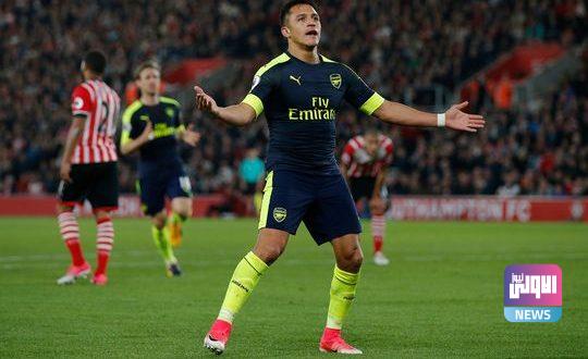 Arsenals Alexis Sanchez celebrates scoring their first goal 540x330 1