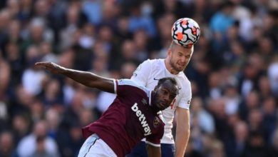 توتنهام يخسرأمام وست هام في البريميرليج 4 FCeIsV2XsAUTNTl e1635087008559 620x330 1