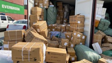 إحباط محاولة تهريب مستلزمات طبية في منفذ ميناء أم قصر 11 IMG 20211009 WA0006