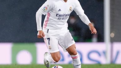 لاعب ريال مدريد الإسباني إيدين هازارد