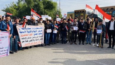 ميسان.. حملة الشهادات يتظاهرون للمطالبة بشمولهم بقرار 315 16 676E9030 D6D9 4CDE B97C 08BC41295698