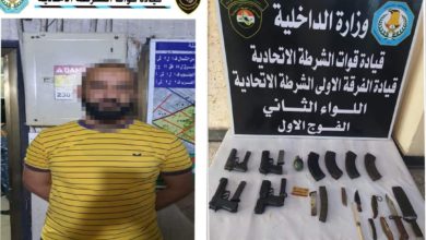 انطلاق عملية تفتيش على السلاح غير المرخص شرق بغداد 2 FB IMG 1635783977682