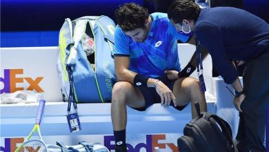 الإيطالي ماتيو بريتيني مهدد بعدم استكمال البطولة الختامية 4 epa tennis 2021 11 2021 11 14 09582572 epa