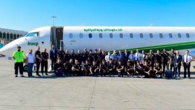 وفد منتخبنا الوطني يغادرُ الى الدوحة للاستعداد 4 photo 2021 11 07 10 55 52