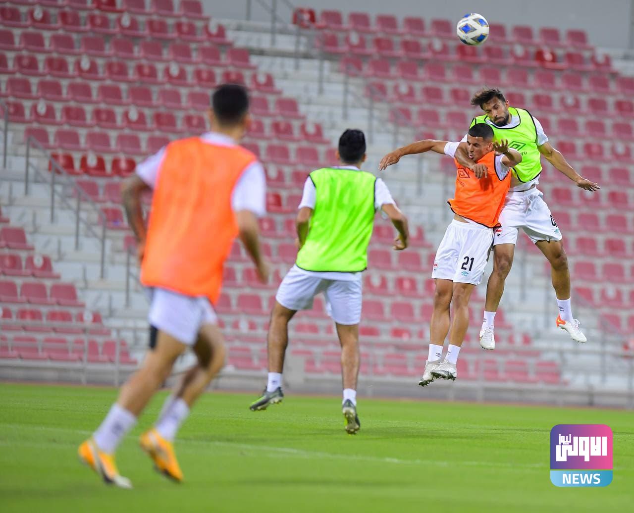 منتخبنا الوطني يكثف تدريباته تحضيراً لمواجهة سوريا. 1 photo 2021 11 09 20 28 15