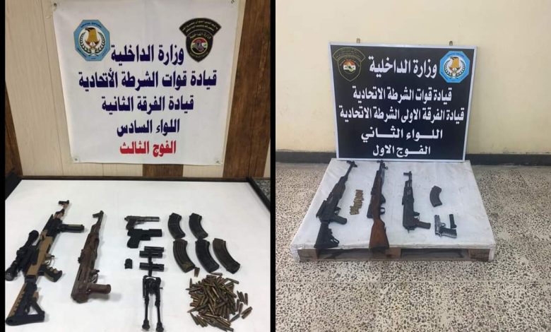 تنفيذ عمليات تفتيش على السلاح غير المرخص في بغداد 1 FB IMG 1639758137238