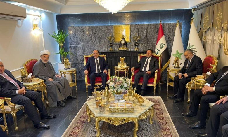 برئاسة المالكي.. وفد الاطار التنسيقي يلتقي تحالف العزم 1 IMG 20211213 WA0020