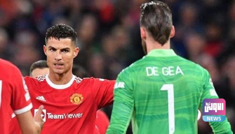 دي خيا ينفعل على كريستيانو رونالدو (فيديو) 1 163 030030 de gea cristiano ronaldo manchester