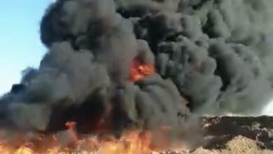 ديالى: اندلاع حريق "غامض" في وادي النفط بعد دخول مياه السيول إليه 2 A65765E3 C100 4FE6 989D 005695169367