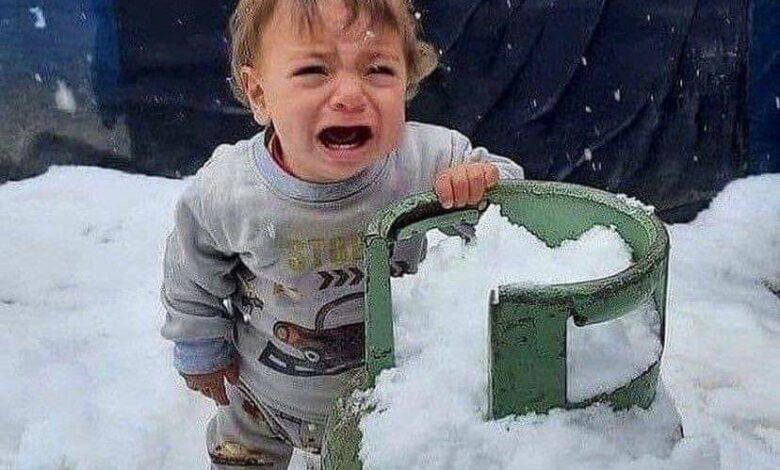 جيوش الثلوج تجتاح وتغزو مخيمات سنجار 1 FB IMG 1642870948000