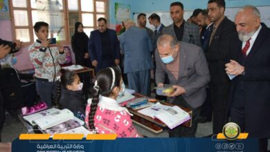 من إحدى مدارس بغداد.. التربية تعلن انطلاق مشروع التغذية المدرسية 5 IMG 20220125 WA0029