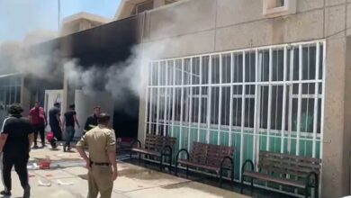 اخماد حريق في مكتب مدير شهادة الجنسية في مدينة الصدر 4 IMG 20220128 WA0117