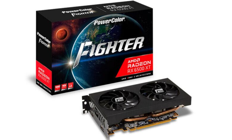 PowerColor تقدم للاعبين إصدارين من بطاقة RX 6500 XT 1 powercolor rx 6500 xt 04main61eabb81578eb