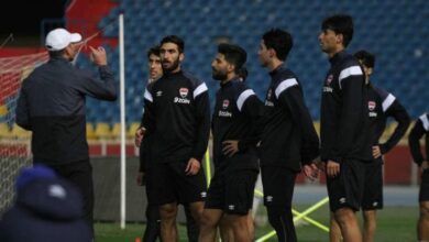 وفد المنتخب الوطني في ايران يطالب بإعادة فحوصات كورونا 6 بالصور.. الجدية تسود الوحدة التدريبية الأولى للمنتخب الوطني2 750x430 1