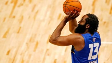 الدوري الامريكي للمحترفين..الإصابة تُبعد جيمس هاردن عن مباراة كل النجوم 6 4153510 2021 03 08T015810Z 2125475225 MT1USATODAY15690288 RTRMADP 3 NBA ALL STAR GAME TEAM LEBRON VS TEAM DURANT