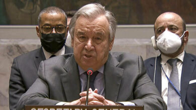 الأمين العام للأمم المتحدة يدعو إلى إعطاء السلام فرصة 6 621719f142360415e26a4638