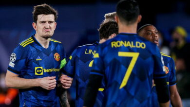 Cristiano Ronaldo and Harry Maguire