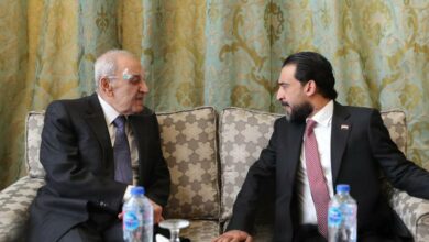 الحلبوسي يلتقي نظيره اللبناني ويناقشان العلاقات بين بغداد وبيروت 5 DC2999B8 9FD1 4E76 A1CB 96039886EE92