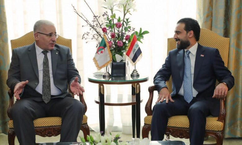 الحلبوسي ييبحث مع رئيس المجلس الشعبي الجزائري تعزيز العلاقات وتطوير التعاون 1 IMG 20220218 WA0025