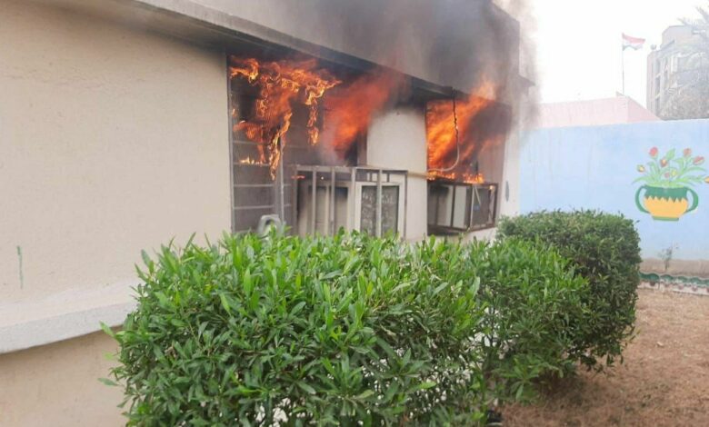 الدفاع المدني يخمد حريقاً اندلع في مدرسة ببغداد 1 IMG 20220210 120855 108