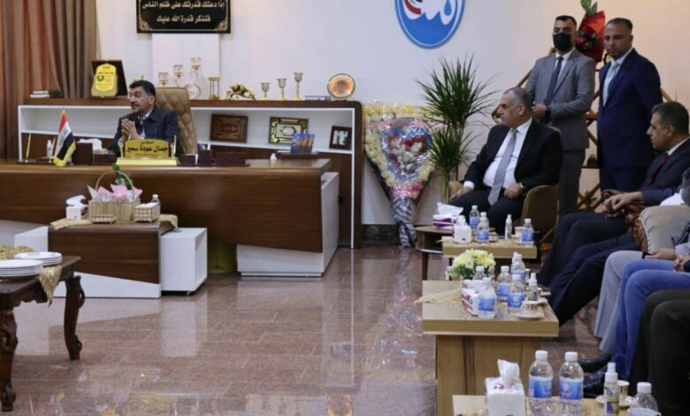 وزير الموارد يبحث توفير الحصص المائية للفلاحين في الأنبار 1 IMG 20220212 151551 151