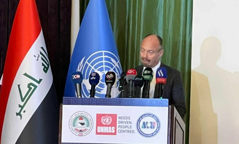 الأمم المتحدة: أحرزنا تقدماً كبيراً في ملف تطهير العراق من المخلفات الحربية 1 IMG 20220217 154134 774