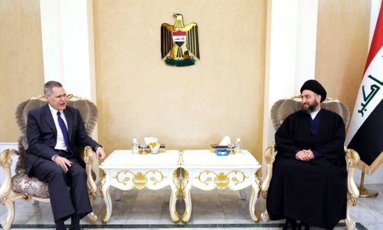 الحكيم يبحث مع السفير الأميركي تطورات المشهد السياسي 1 IMG ٢٠٢٢٠٢٢٢ ١٤٢١٢١