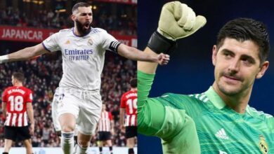 كريم بنزيما وكورتوا يقربان ريال مدريد من إنجاز عمره 34 عاماً 3 benzemacourtois O