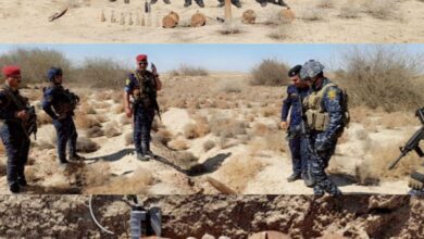 الشرطة الاتحادية تنفذ عملية أمنية شمالي سامراء وتعثر على كدس للعتاد 4 261912B3 83BE 4696 8C35 3D4F2E8AEC05