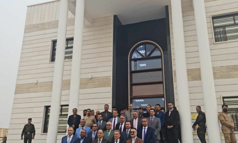 محكمة استئناف ذي قار الاتحادية تفتتح مبنى جديد لمحكمة جنايات ذي قار 1 IMG 20220308 WA0005