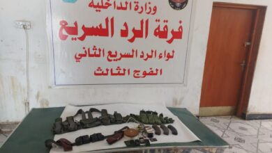 العثور على وكر لإرهابيي داعـ ـش بأطراف ناحية أبي صيدا في ديالى بداخله عبوات ناسفة 4 IMG 20220327 201359 657