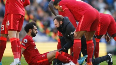 ما هي إصابة محمد صلاح في مباراة ليفربول وبرايتون؟ 2 ssaaa