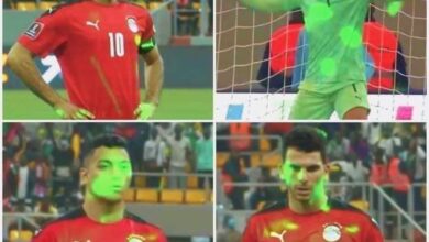 توجيه الليزر إلي اللاعبين المصريين قبل ضربات الترجيح 1648632220