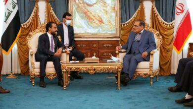 شمخاني لـ الحلبوسي : إيران تعد الاستقرار السياسي والأمني المستدام في العراق ضرورة وطنية وإقليمية 3 59D867DF 7268 47D6 BCEB 32EF7FA725B7