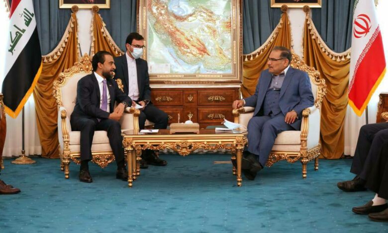 شمخاني لـ الحلبوسي : إيران تعد الاستقرار السياسي والأمني المستدام في العراق ضرورة وطنية وإقليمية 1 59D867DF 7268 47D6 BCEB 32EF7FA725B7